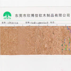 Placage de liège de Dongguan, largeur 1,35 m, épaisseur 0,5 mm, papier naturel en bois souple pour usage scolaire, forme rectangulaire, matériau en fibres végétales - Product Image 5