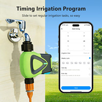 Temporizador de Riego Inteligente WiFi Tuya, IP65 Impermeable, 3/4 Pulgadas, Interruptor de Temporizador de Aspersores Inteligente, Válvula de Riego por Goteo para Jardín y Césped, Control por Aplicación