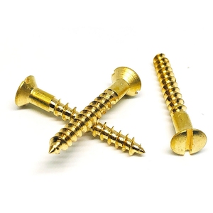 Brass Flat Head Slot <strong>Wood</strong> <strong>Screw</strong> - Product Image 1