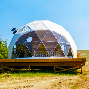 Dôme igloo transparent d'extérieur de 5 à 8 m avec couverture en PVC <span class=keywords><strong>pour</strong></span> événements en plein air, camping, bain à remous et glamping - Product Image 4