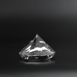 Diamant förmiger K9 Kristall Brief besch werer <span class=keywords><strong>60mm</strong></span> 70mm 80mm 100mm Durchmesser Optisches Handwerk - Product Image 3
