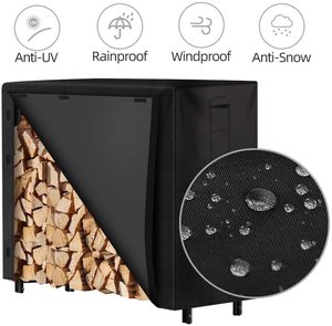 Couverture imperméable pour porte-bûches <span class=keywords><strong>de</strong></span> <span class=keywords><strong>bois</strong></span> <span class=keywords><strong>de</strong></span> <span class=keywords><strong>chauffage</strong></span> en tissu Oxford <span class=keywords><strong>de</strong></span> grande taille pour la <span class=keywords><strong>protection</strong></span> contre les intempéries - Product Image 5