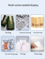 Scelleuse de film plastique multifonctionnelle pour sacs à café Scelleuse semi-automatique de sacs d'emballage alimentaire