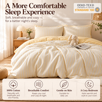 Ensemble de literie en coton 100% uni, 4 pièces, housse de couette tissée, drap, taie d'oreiller, 300TC, literie pour la maison