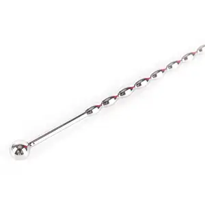 เครื่องขยายท่อปัสสาวะแบบสแตนเลสอุปกรณ์ขยายพรหมจรรย์สำหรับผู้ชาย DSM 903S การยืดโพรงอวัยวะเพศชายเพื่อสำรวจลูกปัด - Product Image 1