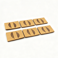Étiquette rectangulaire personnalisée en cuir PU, pressée à chaud, écologique, avec logo, pour vêtements, chapeaux, accessoires de confection à coudre, vente en gros, OEM