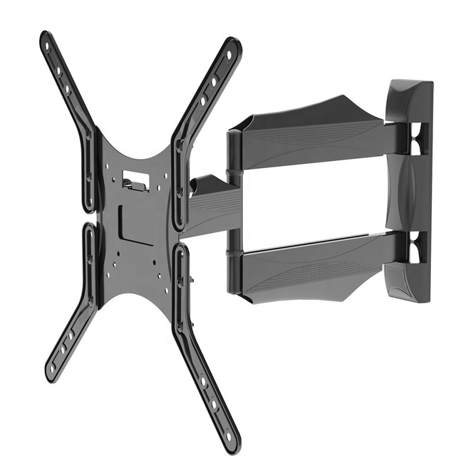 Articulating Full Motion TV Wall Mount for 17-60 Inch Flat Curved Screens Swivel Bracket Tilt Arm Extension for TV Mounts
