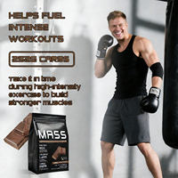 Poudre de protéines VitaHall Mass Weight Gainer pour la musculation, saveur fraise