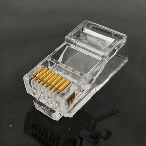 GLGW Connecteur RJ45 Cat6 non blindé/blindé, options 8 ports 8 cœurs, fabrication de précision en alliage de cuivre pour un réseau haute vitesse stable - Product Image 3