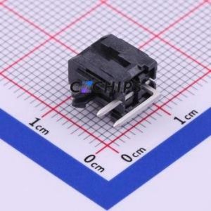 430450201 Wire-to-Board Pin Header Bent Lead Through Hole,P=3mm Connector 2x1P 3mm Right Angle Insert Micro-Fit (MX 3.0) - Product Image 2