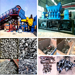 Satılık büyük kapasiteli otomatik hurda Metal kırıcı çift şaft Metal parçalama makinesi-paslanmaz çelik alüminyum Motor motoru - Product Image 2