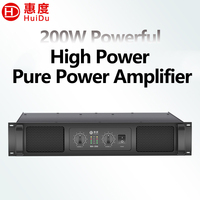 Amplificateur de puissance MA-200 2 canaux classe AB 2*200W 8 ohms haute fidélité faible distorsion système audio professionnel Amplificador