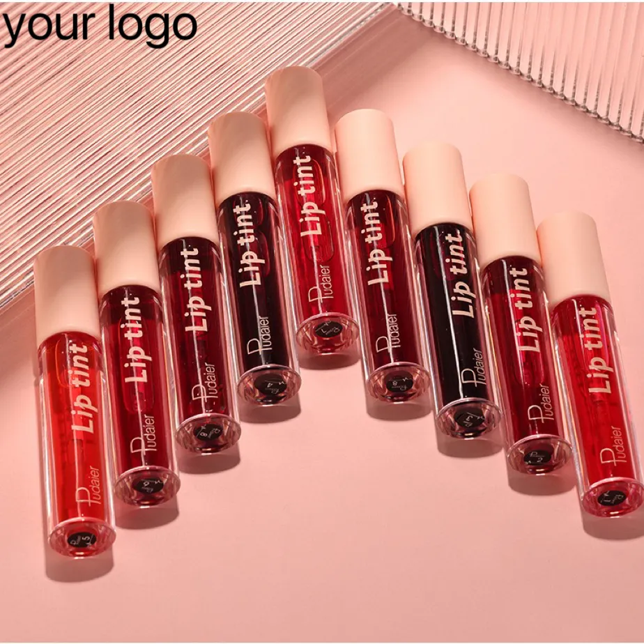 Produk Kecantikan untuk wanita makeup lipstik italia deluxe lip gloss vinil tinta cair vegan lipstik cair