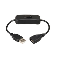 0,3 m 303 Rocker Toggle Line USB-Schalter EIN/AUS Verlängerung kabel für LED-Streifen USB-Lampe Hub Fan Arduino Mikrofon MIC