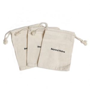 Custom Cotton Drawstring Pouch <b>Bag</b> Organic Cotton Gift Jewelry Packaging <b>Bag</b> Eco-Friendly Storage Gift <b>Bag</b> for Party Favor - Product Image 2