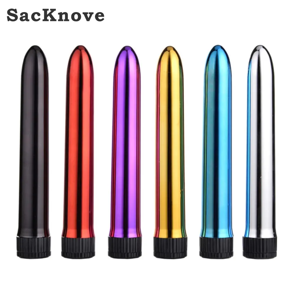 SacKnove mainan seks Vibrator Multi kecepatan, baterai tahan air Mini 7 inci portabel untuk wanita dan dewasa