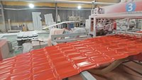 Tejas coloniales Hojas de plástico para techos de PVC Anticorrosión y resistente a impactos Tejas de plástico sintético ASA