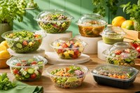 Conteneur à fruits en plastique jetable, boîte à fruits en plastique, emballage alimentaire en plastique