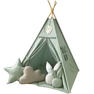 전문 공장 Astroner 조명 핑크 테이블 실내 야외 작은 침낭 세트 북유럽 공 Tipi 실내 텐트