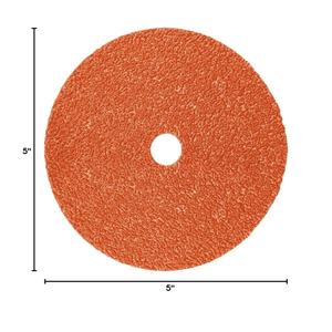 Cakram serat silang keramik, cakram OEM 3M II 987C 5 inci 125mm untuk Gerinda sudut - Product Image 3