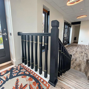 Индивидуальные современные перила для лестниц из оцинкованной стали и алюминиевого сплава с антикоррозийным покрытием для использования внутри и вне помещений - Product Image 4