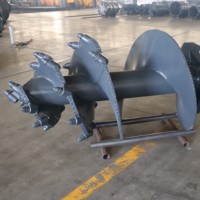 Tarière conique à haute pénétration à démarrage unique avec dents en forme de balle |   Tarière compacte pour barre Kelly de 130 mm/150 mm