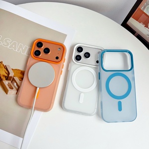 เคสโทรศัพท์มือถือแบบแม่เหล็ก TPU+PC ผิวด้าน ป้องกันการกระแทก ป้องกันเลนส์กล้อง ป้องกันรอบด้าน สำหรับ iPhone 17 Pro Max - Product Image 2
