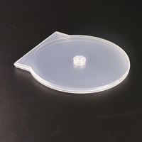 SUNSHING OEM ODM Étuis CD ronds de 8 cm en forme de coquille avec serrure, boîtes à disques multimédia ultra-minces, étui double coquille pour CD/DVD de 12 cm