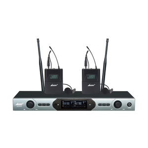 LR-616 Karaoke 2 Wireless Microphones Wireless Microphone System Professional Uhf Wireless Microphone 2 Channels - Product Image 5