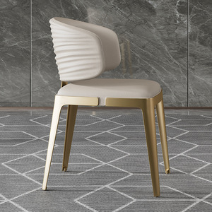 Dining Room Modern White <strong>Chairs</strong> Comfy <strong>Cb2</strong> Dining <strong>Chair</strong> Light Blue Leather Dining <strong>Chair</strong> with Metal Frame - Product Image 2