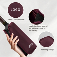 Manchon refroidisseur de vin portable le plus vendu avec logo personnalisé, manchon de refroidissement en gel pour le camping en plein air et les fêtes
