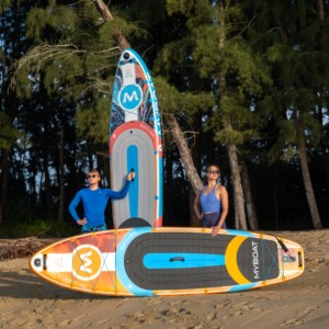 MYBOAT Sup สีใหม่ บอร์ดยืนพายลมแบบเป่าลม ผลิตในจีน บอร์ดยืนพายลมสำหรับตกปลาและเล่นเซิร์ฟ รุ่น MY18/4 - Product Image 1