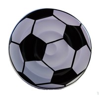 Tapis flottant de football gonflable rond pour piscine, directement de l'usine, pour le plaisir aquatique