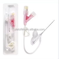 Precio de fábrica: Cánula IV veterinaria de 16G, 18G, 22G, 24G, 26G, catéter médico, aguja venosa de permanencia