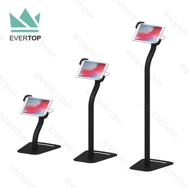 LSF02-D 7.9-10.5" Inch Universal Floor Standing Display Tablet Kiosk Stand Security Free Standing for IPad/android/Surface Kiosk