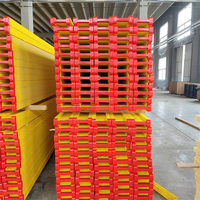 Viga de Madera H20 con Recubrimiento Amarillo para Sistemas de Encofrado de Hormigón Seguros, Duraderos y Eficientes