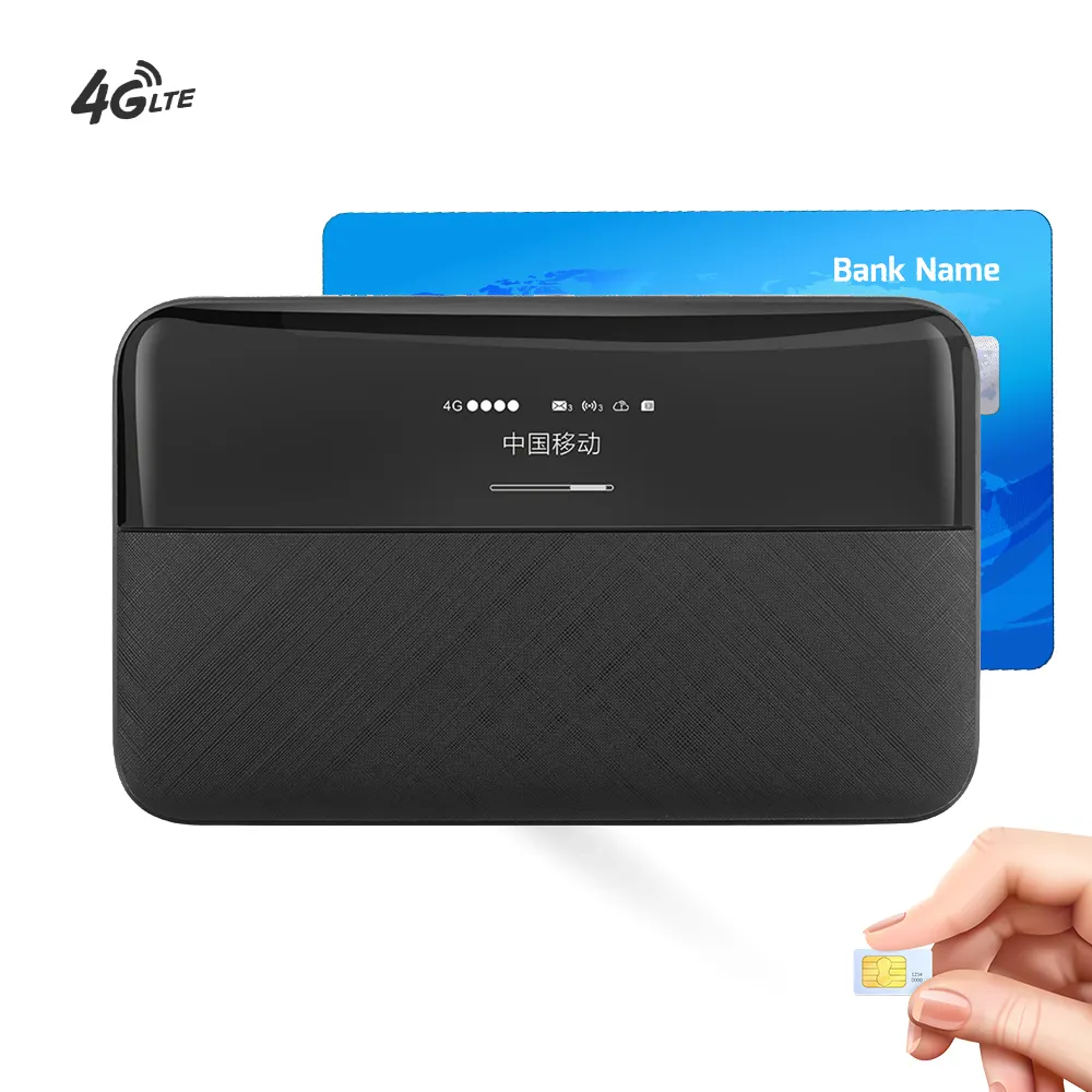 DNXT MC7 router wifi portatile 4g lte con slot per sim card 150Mbps Internet integrato frewallProfessional crittografia pocket wifi