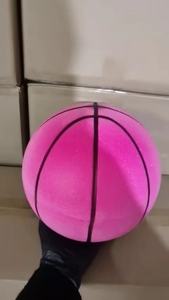 Balón de <span class=keywords><strong>Baloncesto</strong></span> Oficial OEM Silencioso, Sin Aire, de Espuma, con Ranuras, para Entrenamiento en Interiores con Aro, 460g, 400g, 520g - Product Image 4