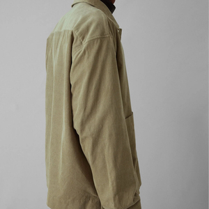 Organic <strong>Cord</strong> Relaxed Overshirt 100% Cotton <strong>Men's</strong> Shirt <strong>Jacket</strong> Casual <strong>Mens</strong> Coat Top Corduroy <strong>Jackets</strong> With Pockets - Product Image 2