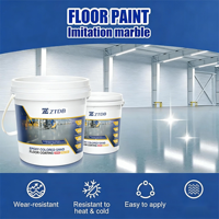 Peinture de sol en sable coloré époxy ZT OEM, antidérapante, résistante à l'usure, revêtement de sol industriel pour garage