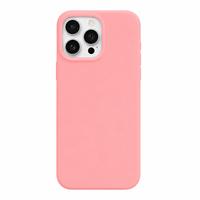 Coque en silicone liquide pour iPhone 17 Pro Max, couleur gelée mate, protection souple avec doublure en microfibre