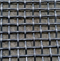 Maille de tamis vibrant à sertissage linéaire en acier au manganèse 65, sur mesure, avec moteur, pour le criblage de minerai et d'agrégats