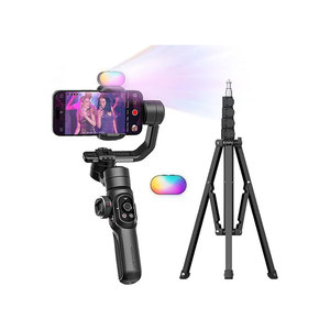 AOCHUAN Smart Kit Stabilisateur de Smartphone Magnétique avec Suivi IA et Lumière d'appoint Amovible pour TikTok Live AOCHUAN Smart Kit Suivi IA P - Product Image 1