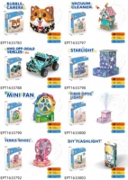 Kit de Modélisme DIY Projecteur LED, Puzzle 3D, Ensemble d'Expériences Scientifiques Optiques, Cadeau STEM d'Ingénierie Mécanique pour Enfants, Projet Scolaire