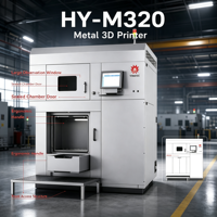 Printer 3D Logam SLM HY M320 Kelas Industri Laser Berdaya Tinggi Cepat Presisi USB WiFi Sistem Operasi Windows Bahan Baja Tahan Karat