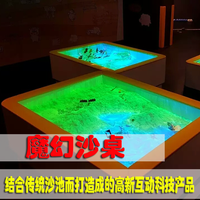 Table de sable jeu de projection interactif AR Sandbox jeu pour enfants aire de jeux interactive Projection avec 10 thèmes