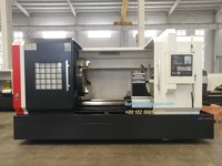 Machine-outil de tournage CNC QK1327 de haute qualité à double mandrin à grande ouverture pour la coupe de tuyaux et de métaux