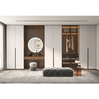 Grande feuille de contreplaqué d'armoire personnalisée 18mm pour meubles KAPOK motif synchrone noyer