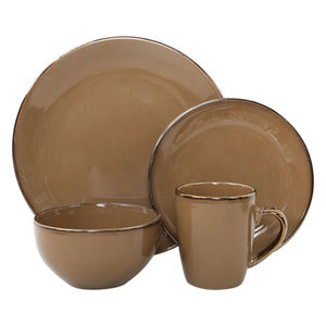 <span class=keywords><strong>Set</strong></span> da Tavola in Ceramica <span class=keywords><strong>Blu</strong></span> Reale con Motivo Smaltato, <span class=keywords><strong>Piatti</strong></span> e Ciotole in Gres, Servizio di Stoviglie Smaltate - Product Image 4