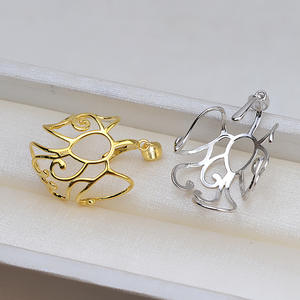 Nouveau pendentif en argent S925 à aiguille ouverte, en forme de perle baroque, plateau vide, composants de bijoux faits à la main, bricolage, 1744 - Product Image 2